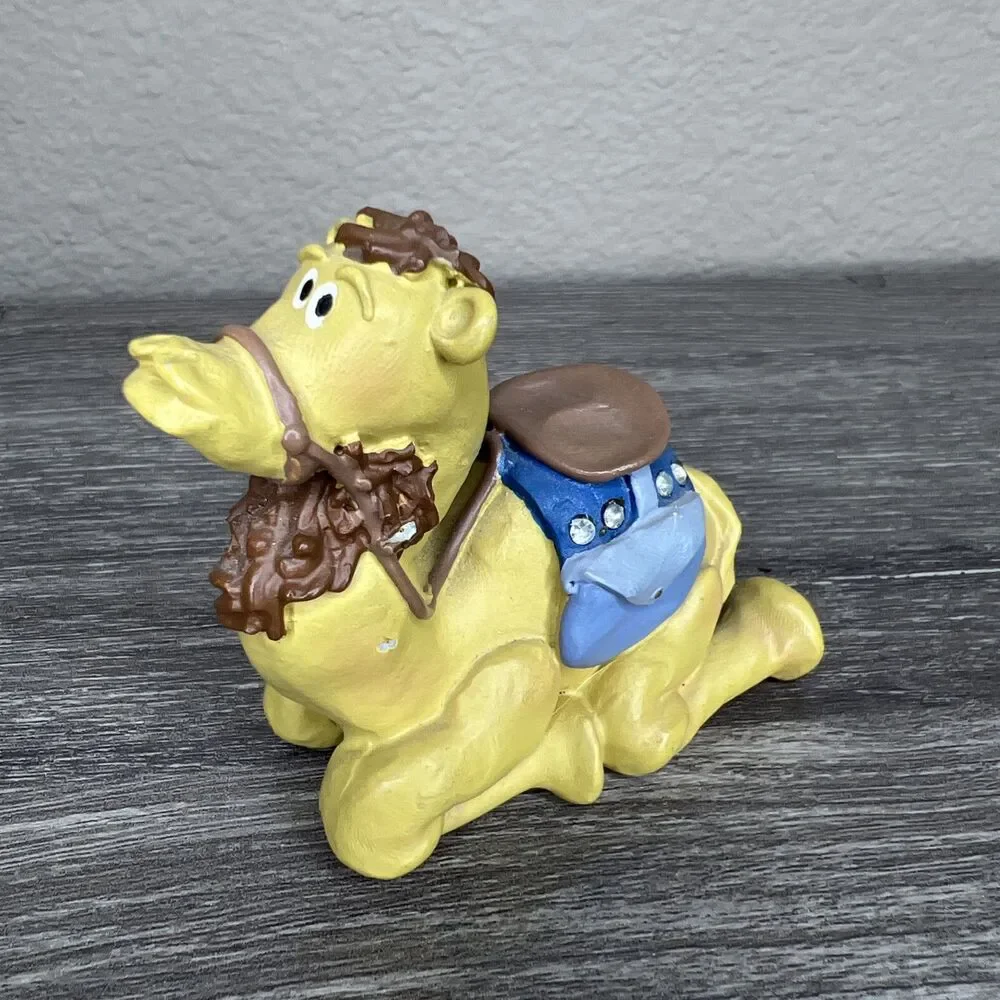 Vintage Russ Berrie Kirks Kritters Nativity Camel And Sheep